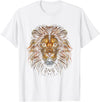 Cool Lions, Astrology And Horoscope Designs Lion Colorful Lions King of Animals from Africa T-Shirt - White