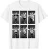 Funny Giraffe Animal Photobooth Giraffe Photobooth Funny Safari Animal Portrait T-Shirt - White