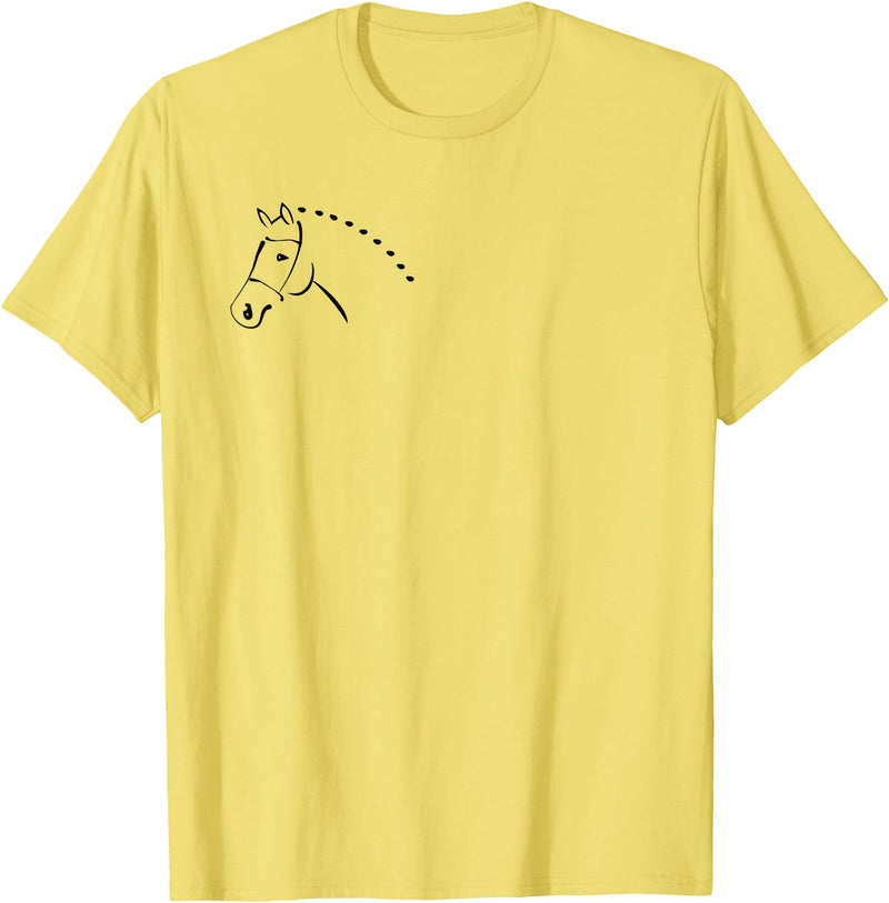 Fun Shirts Horse T-Shirt - Lemon Yellow