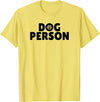 PABLO'S PAW PRINTS Light Dogs Men Women Kids T-Shirt - Lemon Yellow