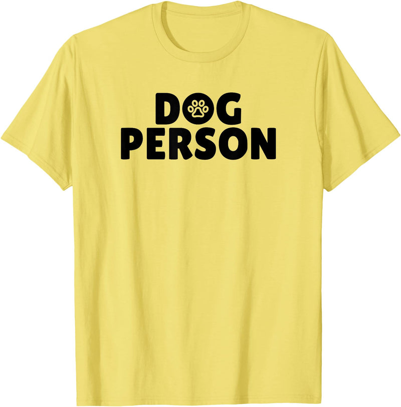PABLO'S PAW PRINTS Light Dogs Men Women Kids T-Shirt - Lemon Yellow