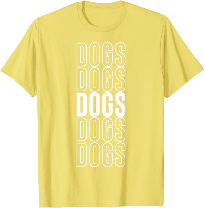 Dogs Apparel Dogs T-Shirt - Lemon Yellow