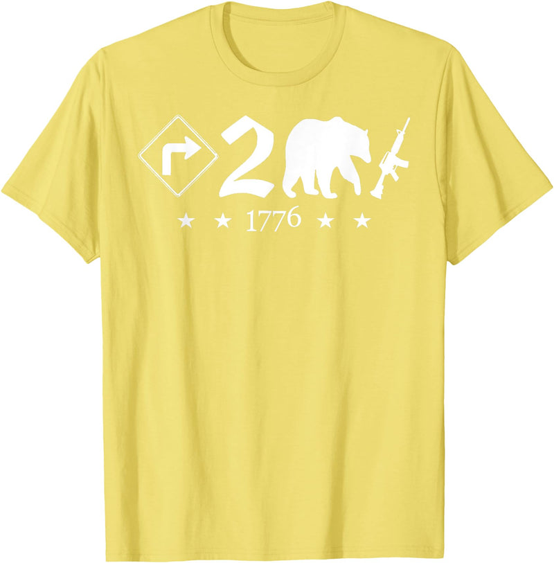 Right To Bear Arms Pro Gun & Patriotic Military Right To Bear Arms Pro Gun Funny Patriotic Military Women Men T-Shirt - Lemon Yellow