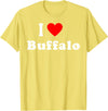 I Love Buffalo City NY Hometown Matching Classic T-Shirt - Lemon Yellow