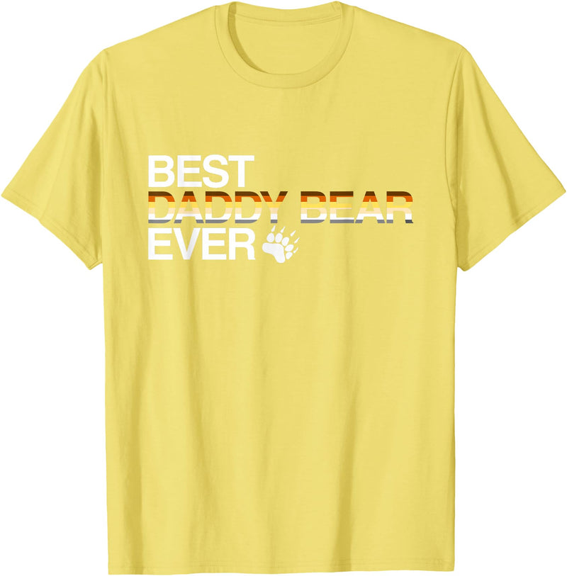 LGBT Love is Love Gay Bear Shirts LGBT Gay Pride Best Daddy Bear T-shirt T-Shirt - Lemon Yellow