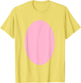 Easter Rabbit Belly Costume - Easter Bunny T-Shirt in Lemon Yellow