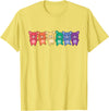Cute Animals Lgbtq+ Pride Month Rainbow Flag Pride Month Lgbtq Rainbow Pig T-Shirt - Lemon Yellow