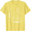 Duck - Rabbit - Funny - Joke - Bunny - Optical Illusion -Pun T-Shirt in Lemon Yellow