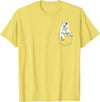 Polar Bear Gift Polar Bear Accessories & Stuff Cute Polar Bear For Men Women Kids Pocket Animal Zookeeper T-Shirt - Lemon Yellow
