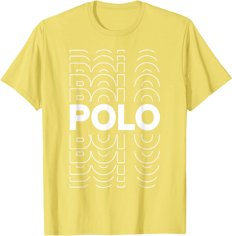 Horse Polo Gifts For Men Women Polo Horse Polo Player Horseback Riding Equestrian Sport T-Shirt - Lemon Yellow