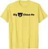 EatShirts Big Bear Chase Me Shirt Funny T-Shirt - Lemon Yellow