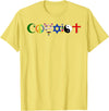 Bear In The Cloud Coexist T-Shirt - Lemon Yellow