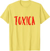 The Spanish Cow Toxica Funny Spanish Toxic Mexican T-Shirt - Lemon Yellow