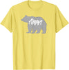 Grandma Granny GG T Shirt Gift SchippTees Amma Bear Icelandic Grandmother Nickname TShirt T-Shirt - Lemon Yellow