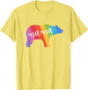 LGBT Pride Shirts Mama Bear Mom for Women Mama Bear Gay Pride t Shirt Momma and Mom 2018 - Lemon Yellow