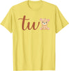 Family Birthday Bear Gifts Two of The Birthday Boy Bear 1st Birthday Party Boy T-Shirt - Lemon Yellow