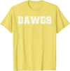 Dawgs T-Shirt - Lemon Yellow