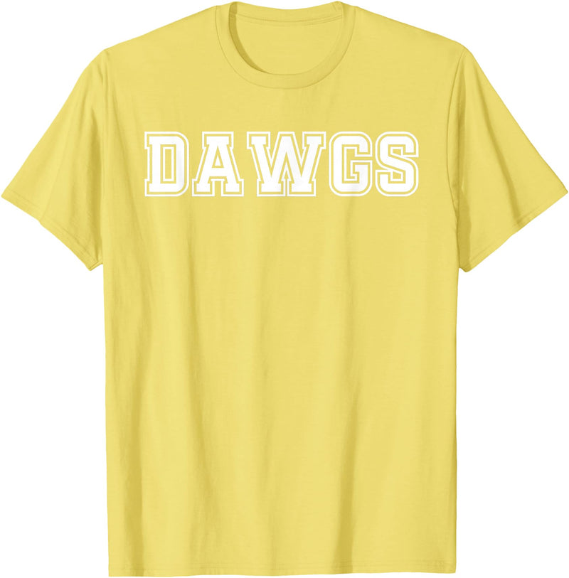 Dawgs T-Shirt - Lemon Yellow