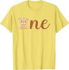 Family Birthday Bear Gifts One of The Birthday Boy Bear 1st Birthday Party Boy T-Shirt - Lemon Yellow