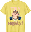 Weightlifting Hamster Tiny but Mighty! T-Shirt - Lemon Yellow