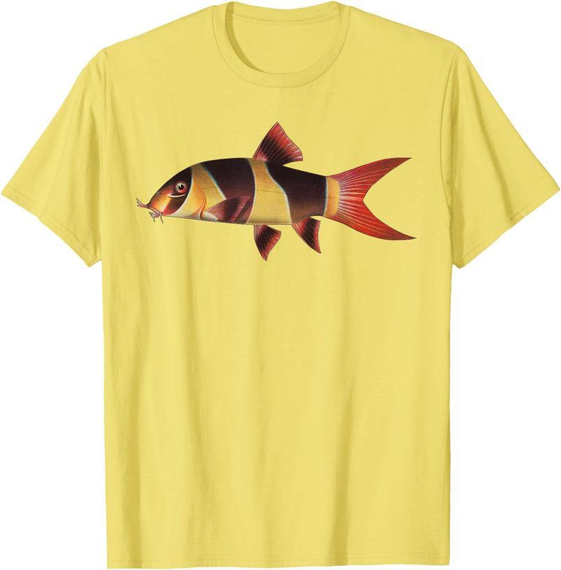 Aquarium Loach Fish Keeper Clown Loach Botia Chromobotia Aquarist T-Shirt - Lemon Yellow