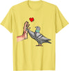 Funny Pigeon Lover Apparel & Gift Designs Pigeon Lover Men Women Kids T-Shirt - Lemon Yellow