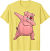 Pig Gift Pig Lover Stuff & Pig Novelty Accessories Cute Pig Art For Men Women Kids Livestock Farming Pig Lovers T-Shirt - Lemon Yellow