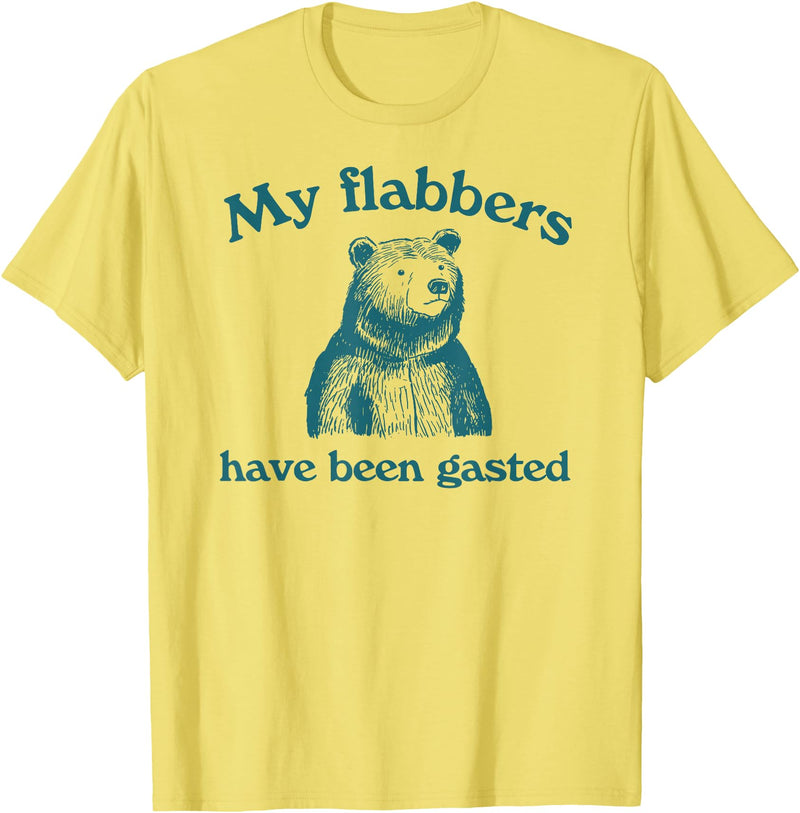 My Flabbers Have Been Gasted Funny Bear Tees My Flabbers Have Been Gasted Funny Bear T-Shirt - Lemon Yellow