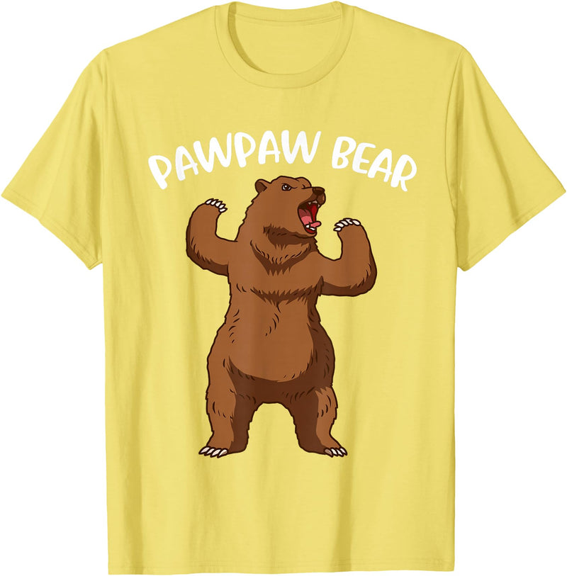 Pawpaw Bear Clothing Pawpaw Bear T-Shirt - Lemon Yellow