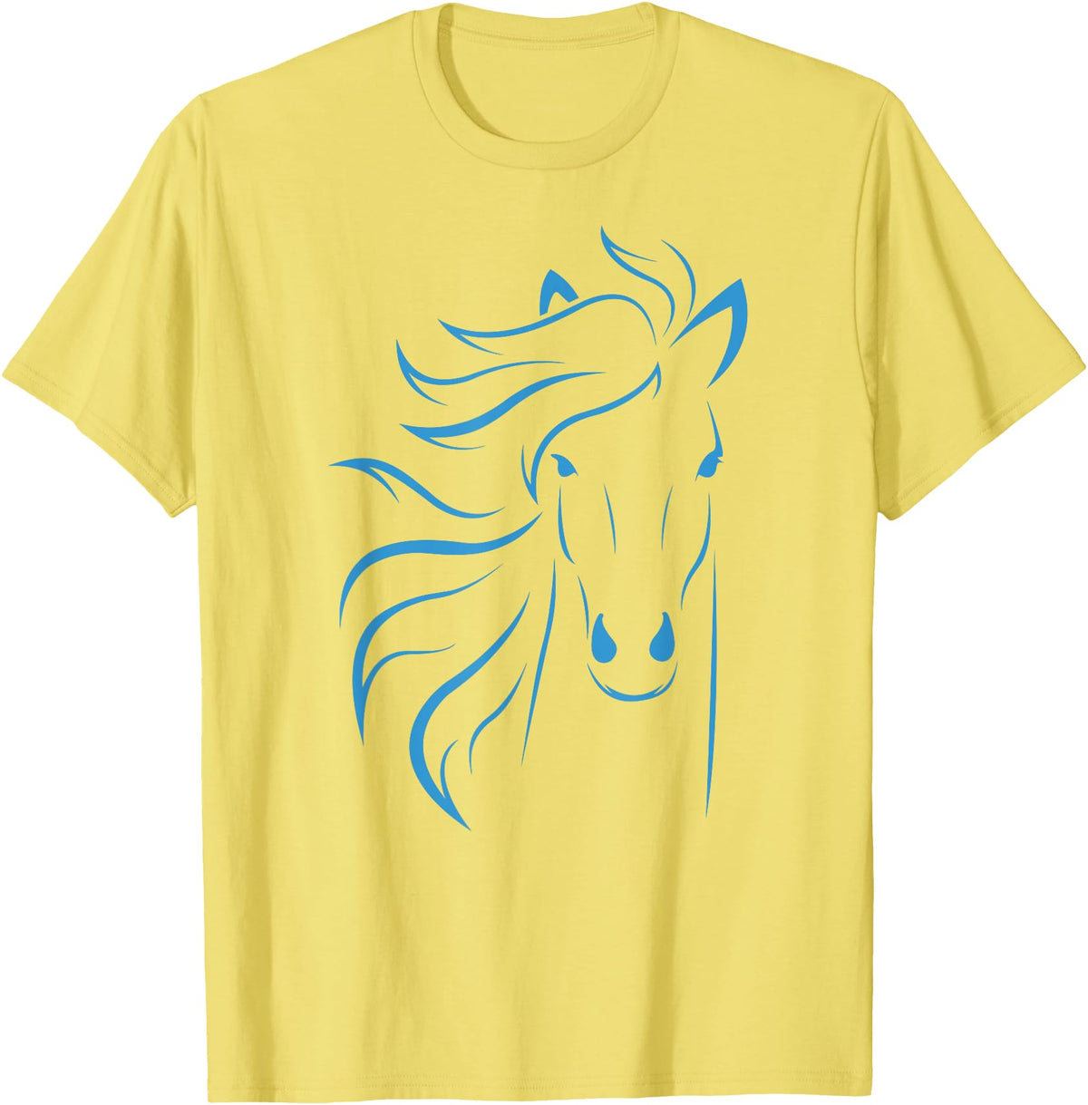 Horse Shirts Co20 Horse Lover Gifts Women's Equestrian Men Horseback Riding T-Shirt - Lemon Yellow