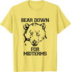 Bee Kind Tees Funny College Tests - Bear Down For Midterms T-Shirt - Lemon Yellow