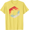 Cool Pet Beta Fish Gift Apparel Retro Vintage Freshwater Aquarium Betta Fish T-Shirt - Lemon Yellow