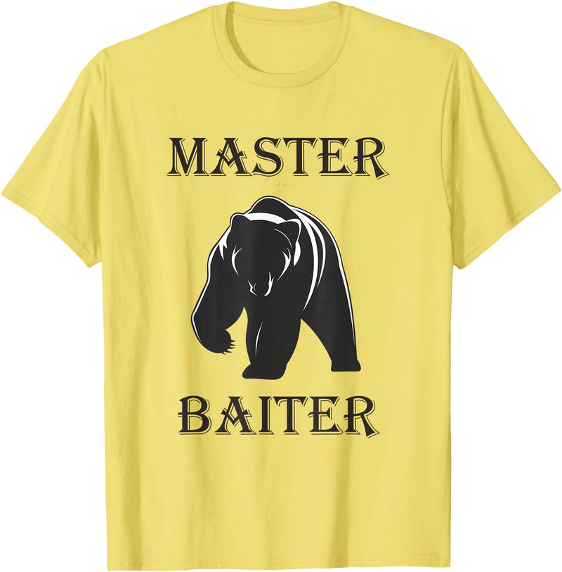 OutdoorMerch Master Bear Baiter Shirt T-Shirt - Lemon Yellow