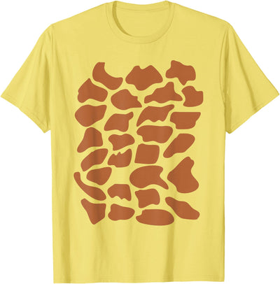 Giraffe Costume Shirt Adult Men Women Kids Giraffe Costume T-Shirt
