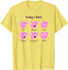 Peppa Pig 20th Anniversary Today I Feel… Baby Faces T-Shirt - Lemon Yellow