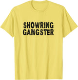 Passion8 Gear Show Pig Show Steer Gangster T-Shirt - Lemon Yellow