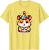 Birthday Hamster for Children Birthday Hamster T-Shirt - Lemon Yellow