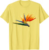 DDD Flowers Bird of Paradise Flower T-Shirt - Lemon Yellow