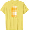 Buffalo Plaid and Checkered Squares Yellow Checkered Square Buffalo Plaid T-Shirt - Lemon Yellow