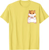 Hamster Children Boys Girls T-Shirt - Lemon Yellow