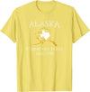 Alaska Bigger Than Texas Shirts Alaska Pissing Off Texas Since 1959 Size State T-Shirt T-Shirt - Lemon Yellow