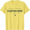 Michigan Style Co. Sleeping Bear Dunes National Lakeshore Michigan T-Shirt - Lemon Yellow