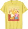 Peppa Pig Better Together Rebecca Rabbit Retro Portrait T-Shirt - Lemon Yellow