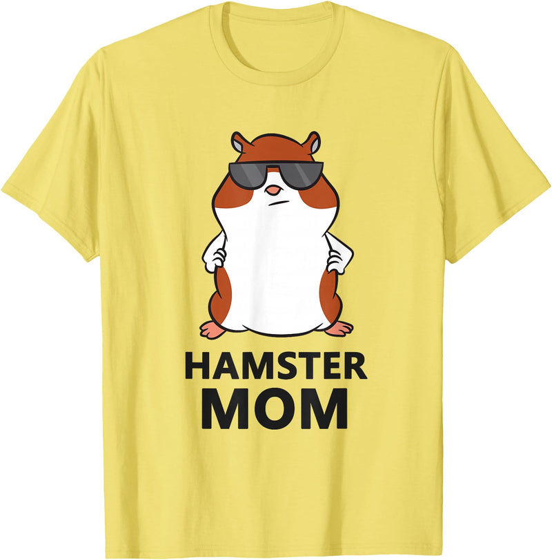 Hamster Mum Pet Hamster Mom T-Shirt - Lemon Yellow