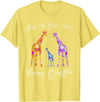 Cartba Giraffe Co. Giraffe Lover Cute T-Shirt - Lemon Yellow