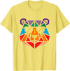 Bear Gay Pride Novelty by Ryan Co. Gay Bear Pride LGBTQ Rainbow Flag Gay Pride Men Women T-Shirt - Lemon Yellow
