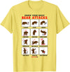 Bearmageddon Basic Bear Attacks Shirt T-Shirt - Lemon Yellow