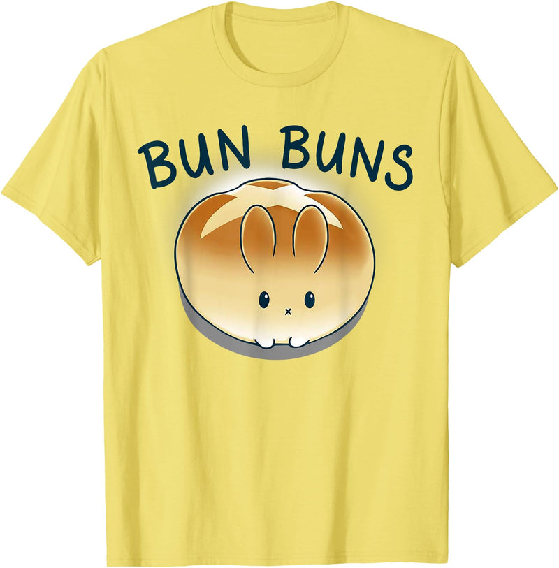 Bun Buns Bunny Rabbit T-Shirt in Lemon Yellow