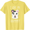 I Love My Hammy T Shirt for Hamster Lovers T-Shirt - Lemon Yellow