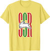 Cute Rabbits Lover Bunny Graphic T-Shirt in Lemon Yellow